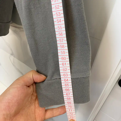 Prada Gray Logo Men's Long Sleeve Hoodie