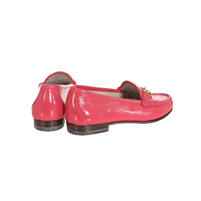 Gucci Pink Patent Leather Loafers 0079