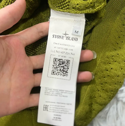 Stone Island Green Cotton Cardigan for Men 0089