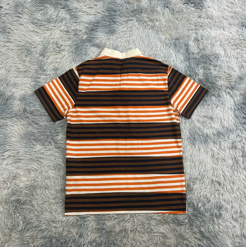 Stone Island Men's Striped Polo T-shirt 0089