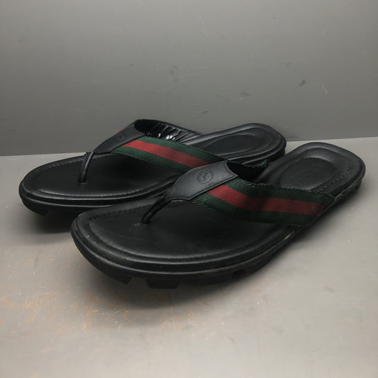 Gucci Black Casual Flip-Flops for Men 0079
