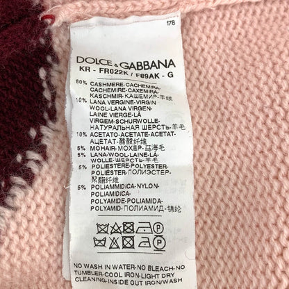 Pink Cat Embroidered Cashmere Sweater