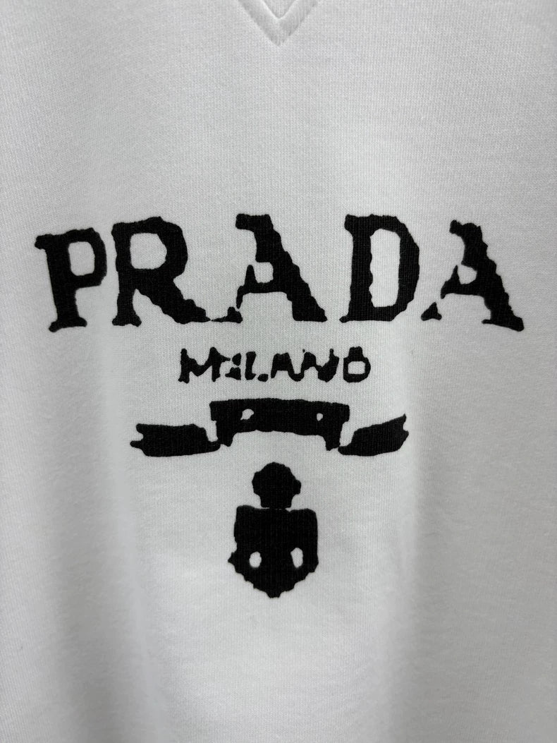 Prada Black and White Sweatshirt