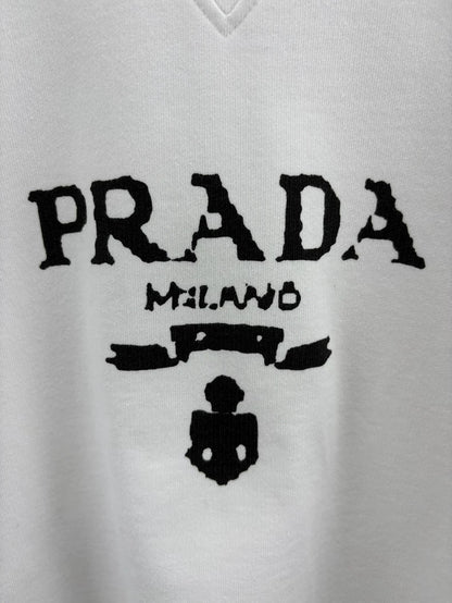 Prada Black and White Sweatshirt