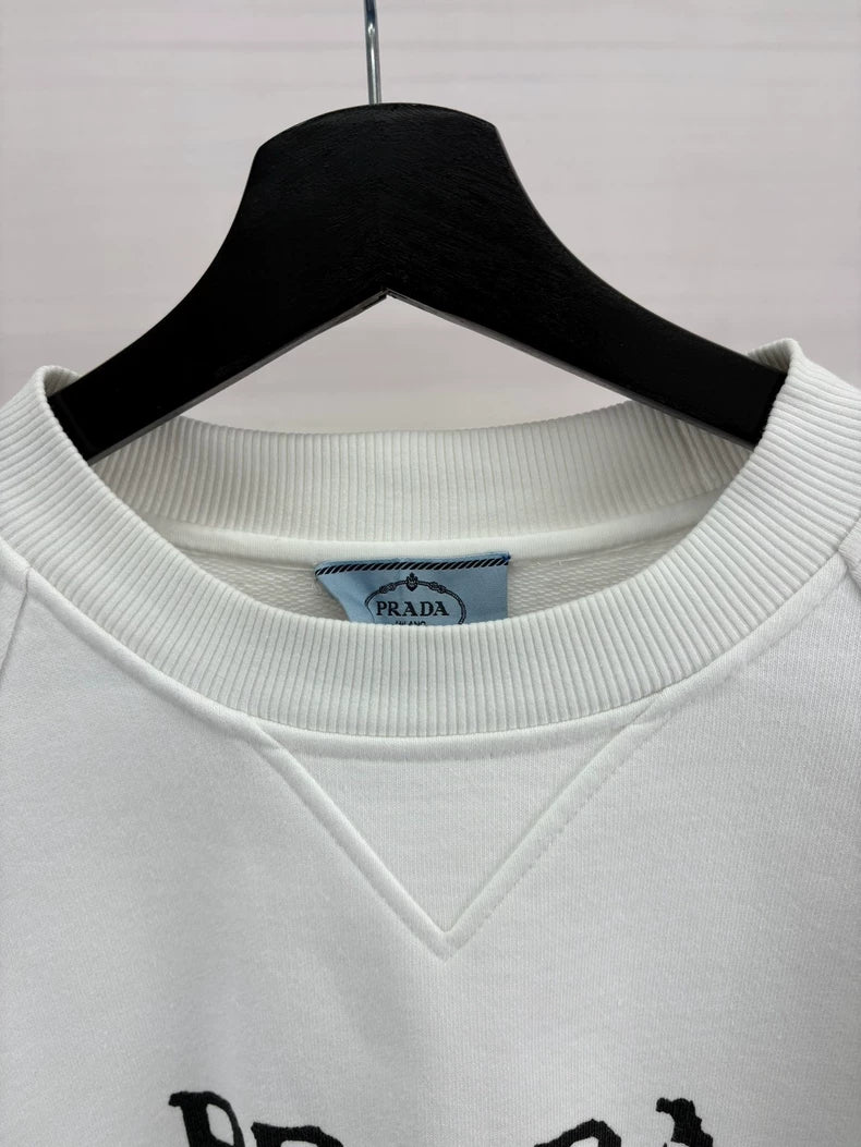 Prada Black and White Sweatshirt
