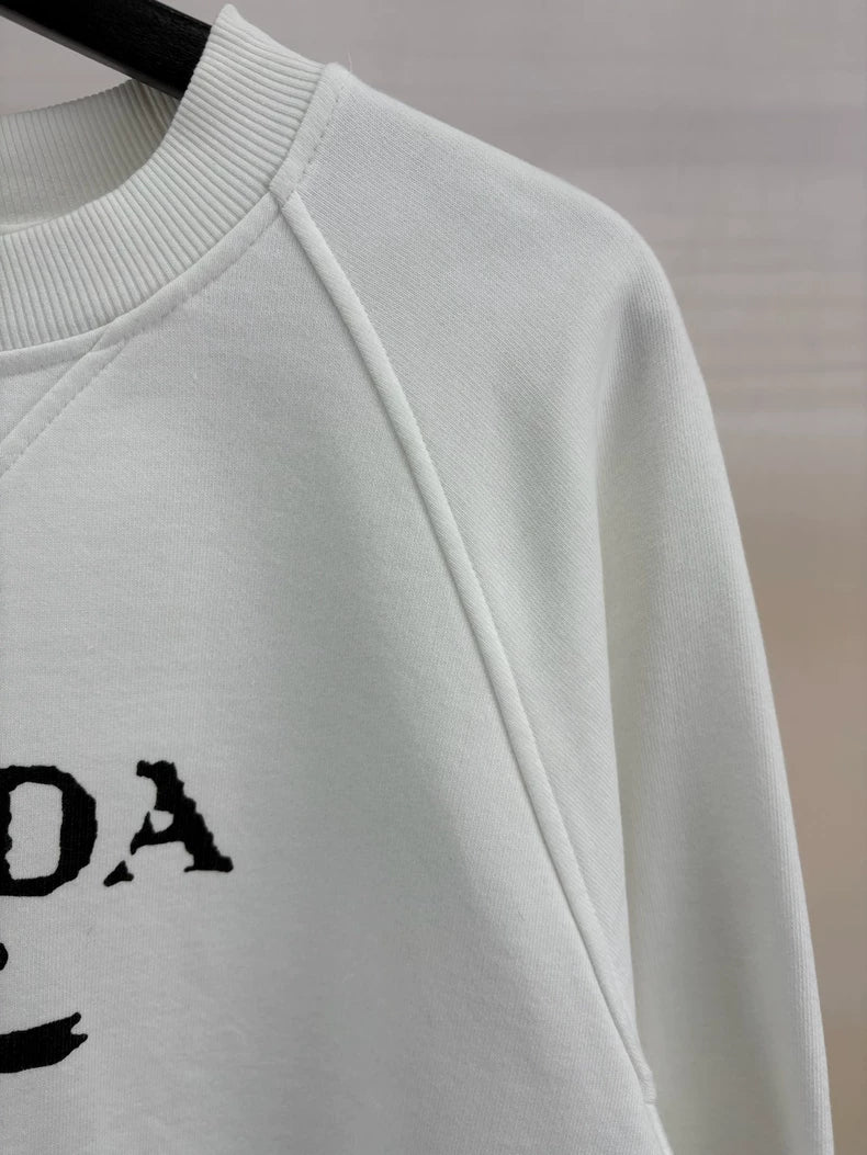 Prada Black and White Sweatshirt