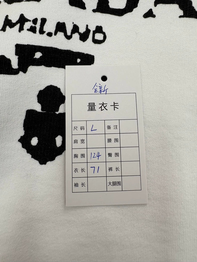 Prada Black and White Sweatshirt