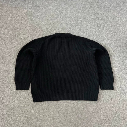 Celine Logo Wool Knit Sweater Size L