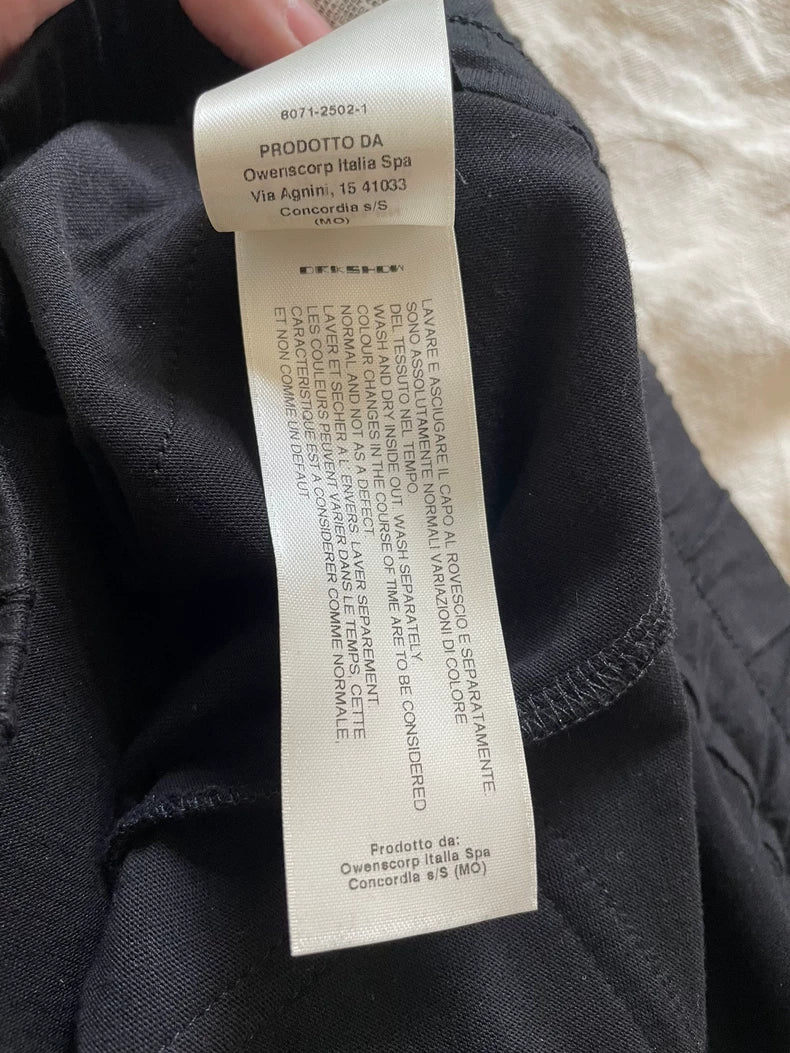 Rick Owens Drkshdw Drop-Crotch Pants