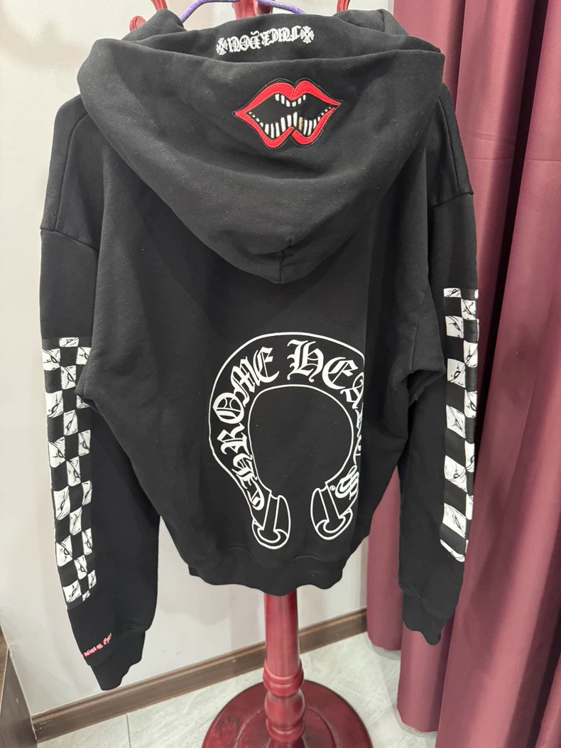 Chrome Hearts Black Hoodie with Unique Design