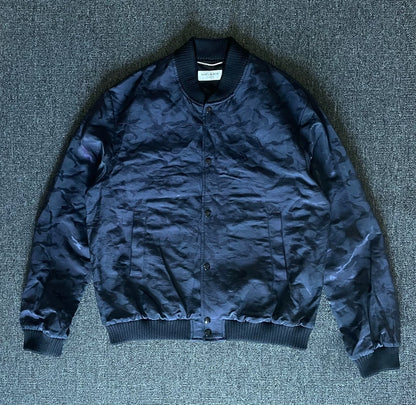 Saint Laurent Camouflage Bomber Jacket-yf