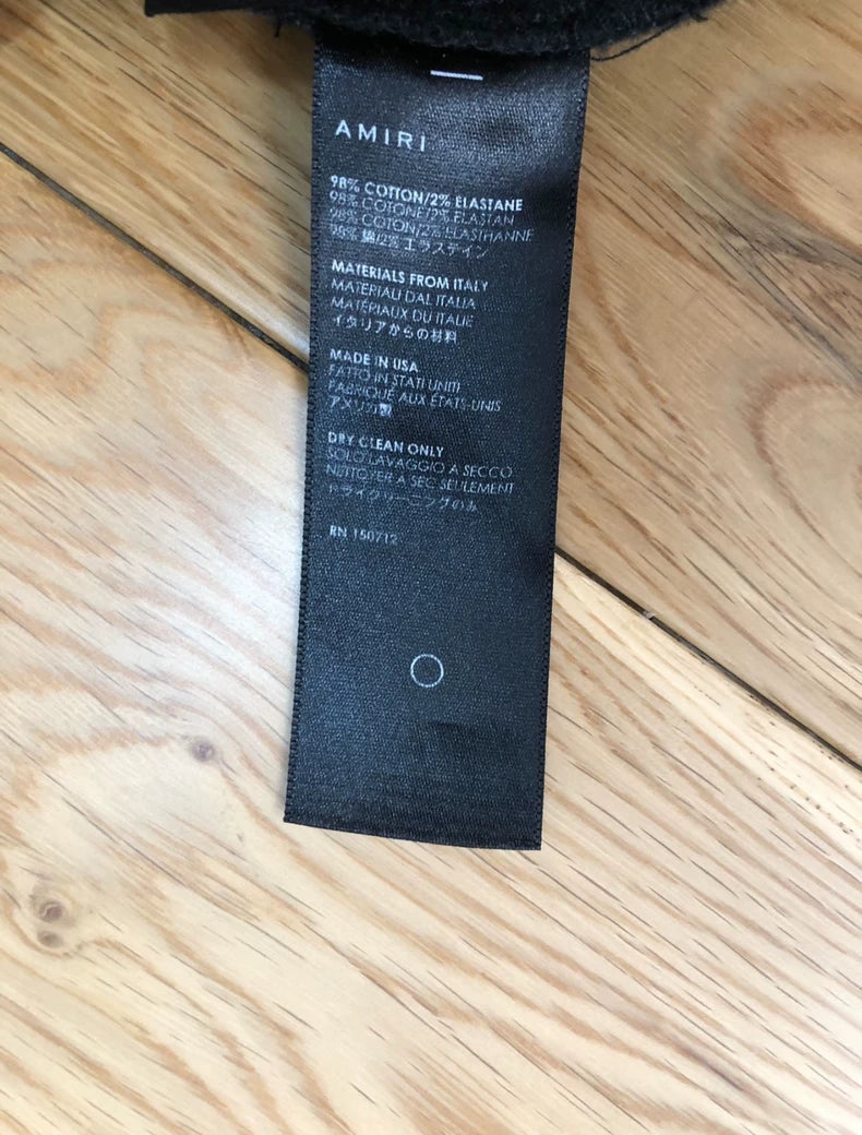 Amiri Leopard Print Slim Fit Jeans