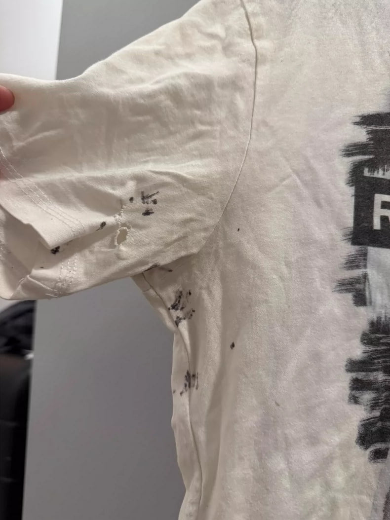 Raf Simons Observes Randomly Punk Print Tee-yf