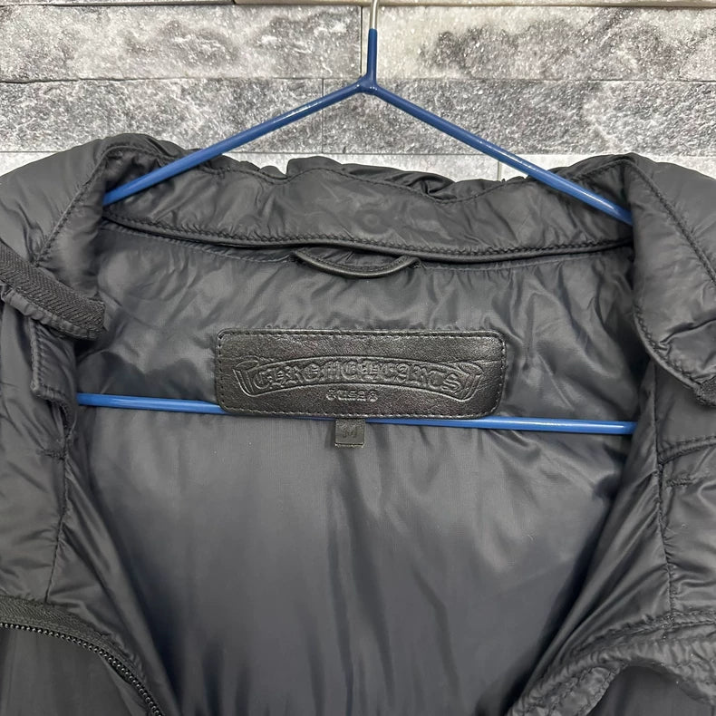 Chrome Hearts Black Puffer Vest