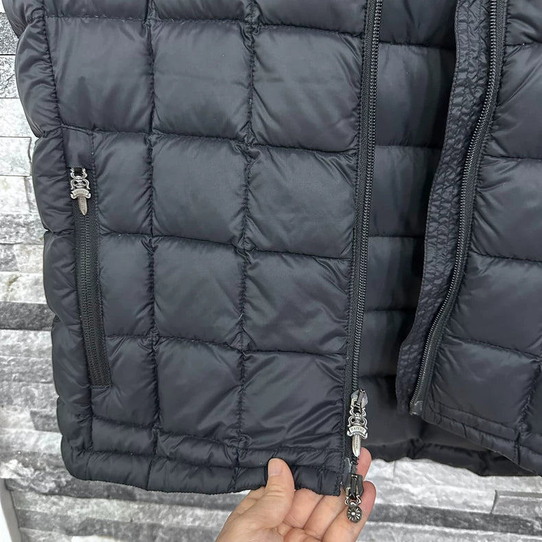 Chrome Hearts Black Puffer Vest