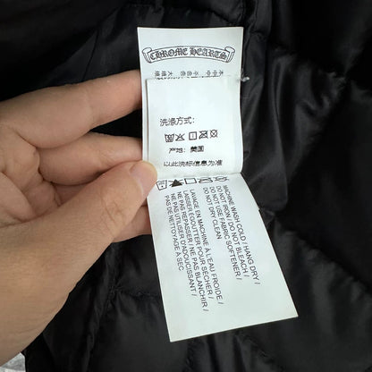 Chrome Hearts Black Puffer Vest