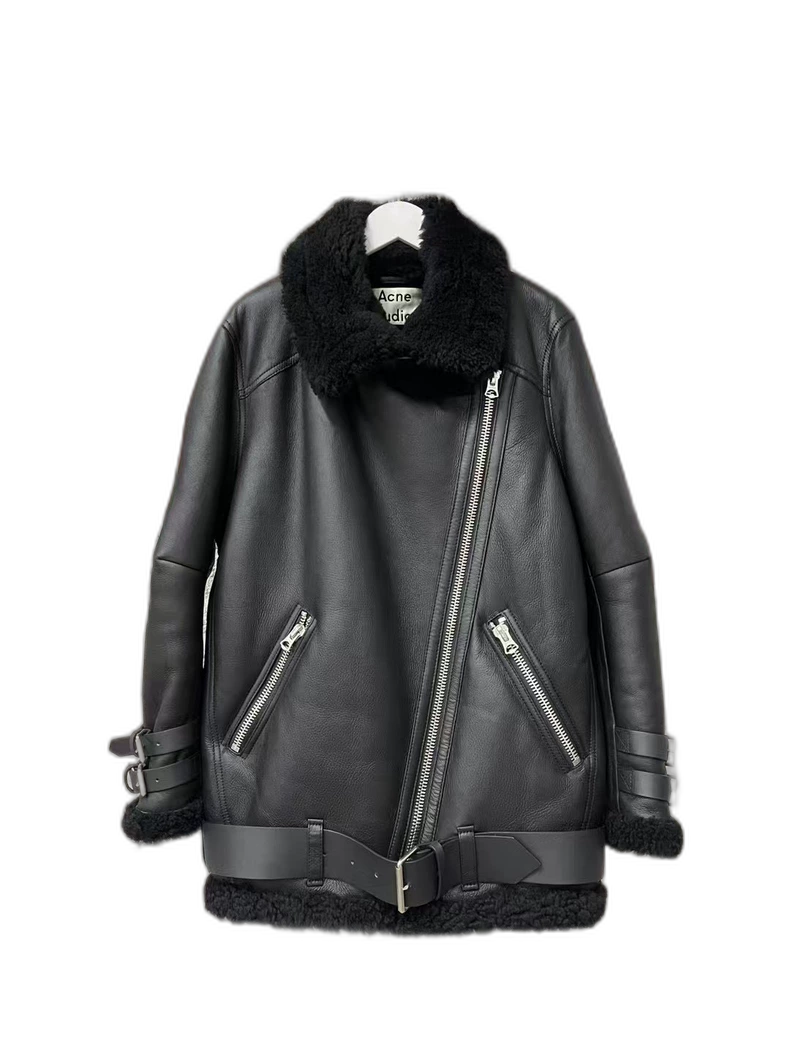 Acne Studios Shearling Leather Jacket