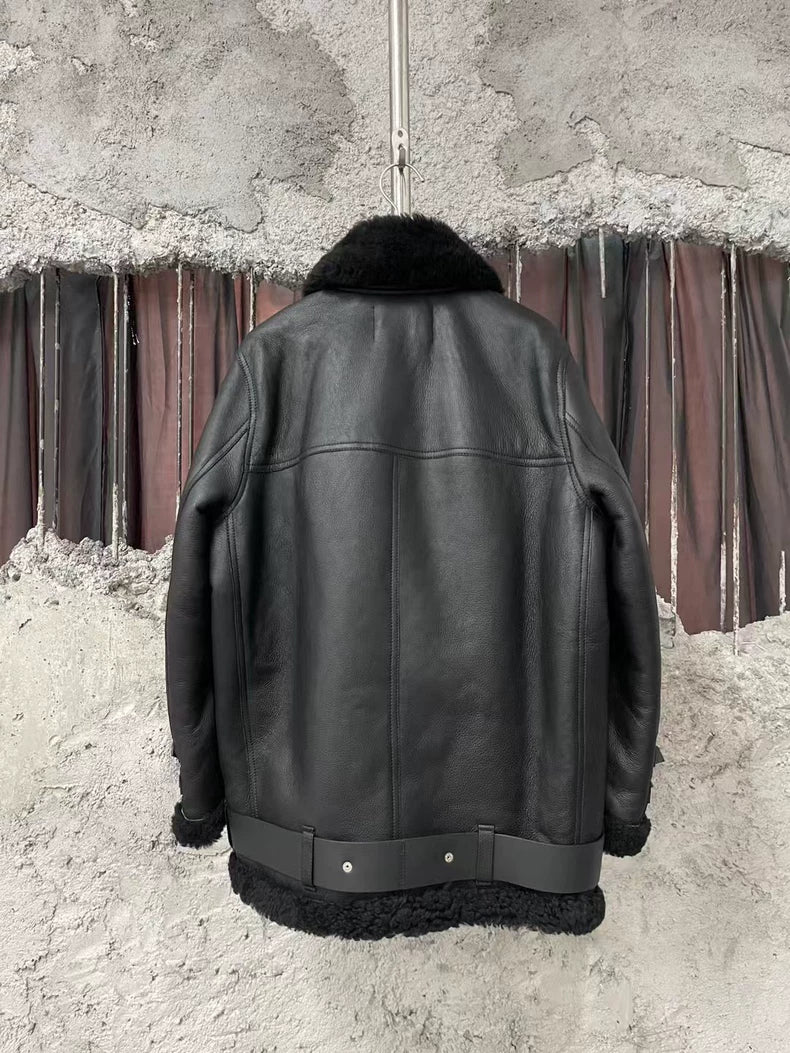 Acne Studios Shearling Leather Jacket