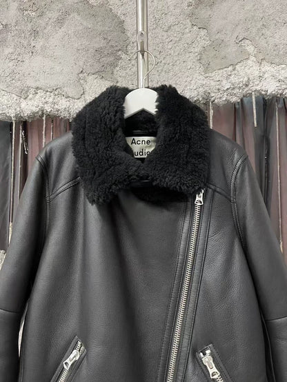 Acne Studios Shearling Leather Jacket