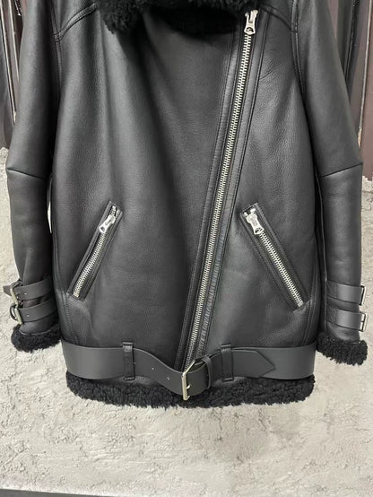 Acne Studios Shearling Leather Jacket