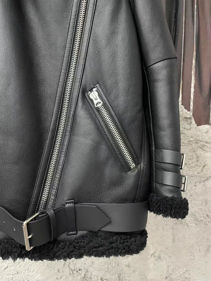 Acne Studios Shearling Leather Jacket