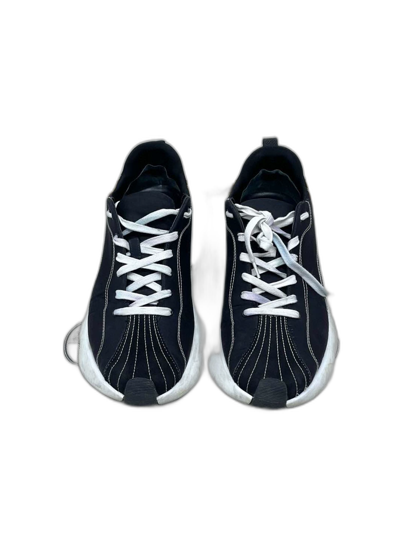 Stylish Hermes Black and White Sneakers