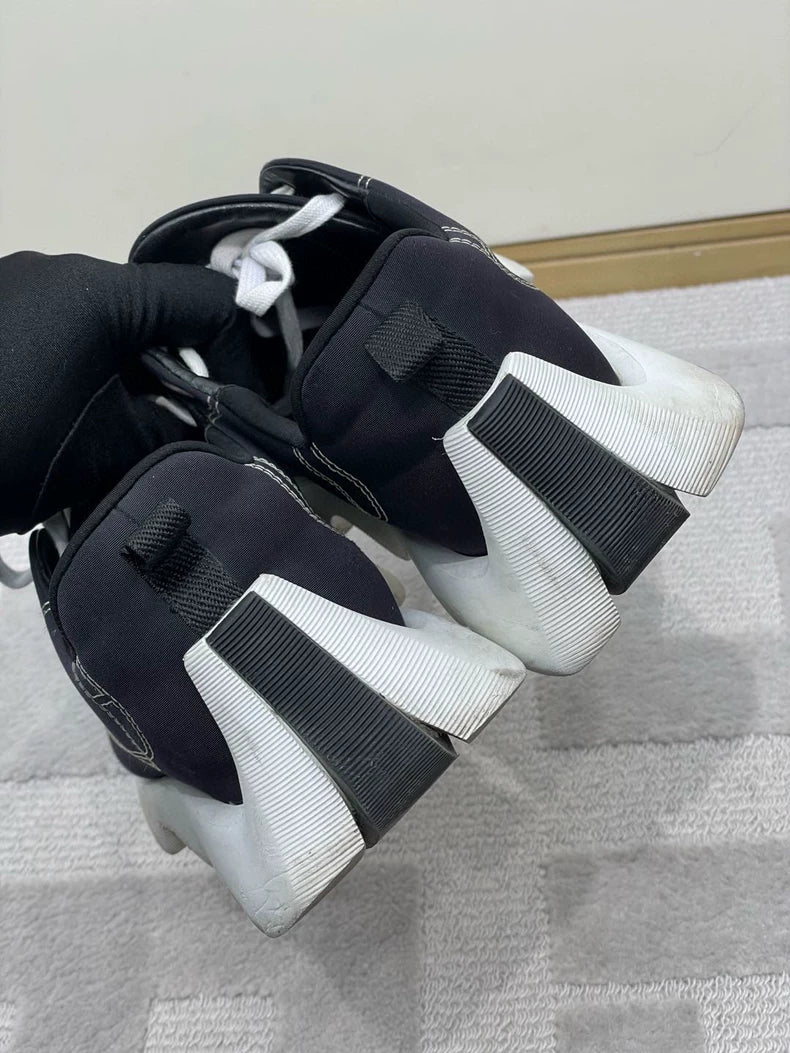 Stylish Hermes Black and White Sneakers