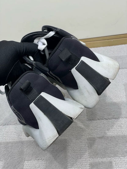 Stylish Hermes Black and White Sneakers