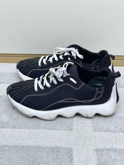 Stylish Hermes Black and White Sneakers