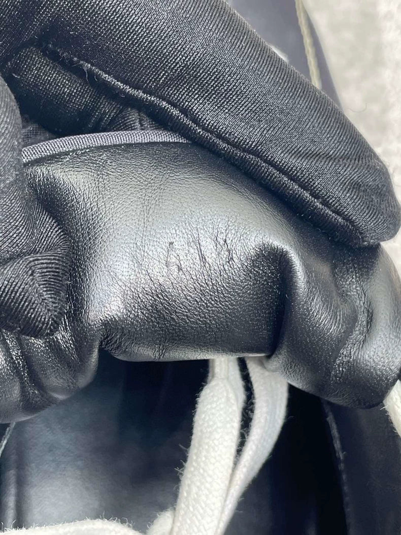 Stylish Hermes Black and White Sneakers