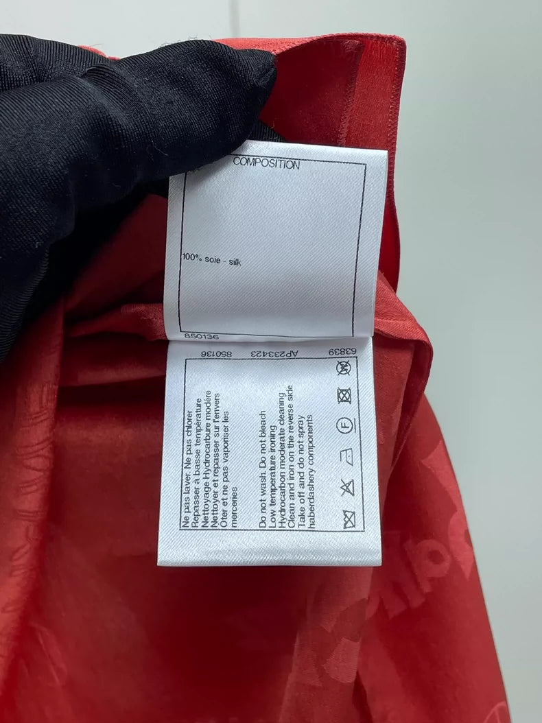 Chanel Pink Silk Sleeveless Top