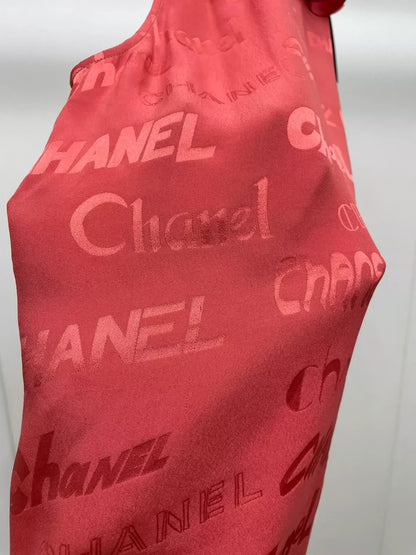 Chanel Pink Silk Sleeveless Top