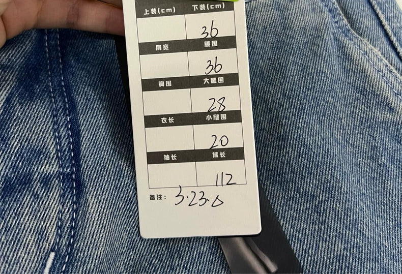 LOEWE Light Blue Denim Pants Size 36