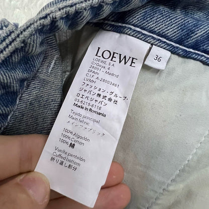 LOEWE Light Blue Denim Pants Size 36