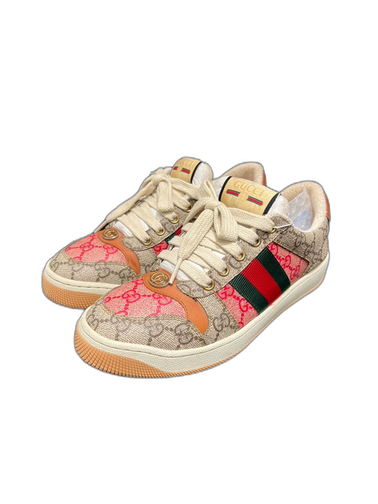 Gucci Vintage Style Sneakers in Brown-zp