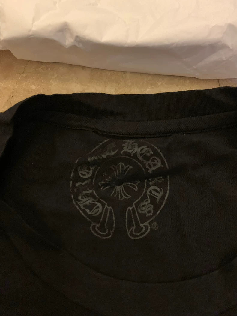 Chrome Hearts Black Short Sleeve T-Shirt