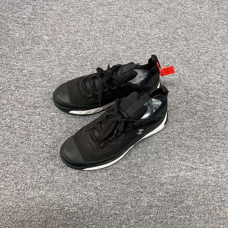 Chanel Black Dad Sneakers Size 42