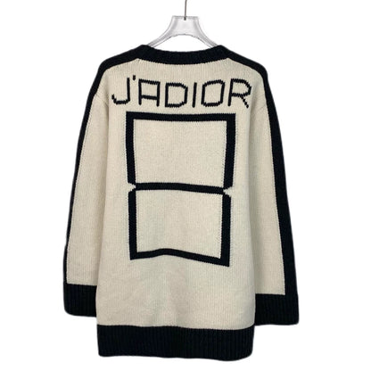 Christian Dior Colorful Logo Knit Sweater
