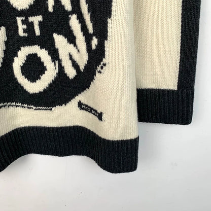 Christian Dior Colorful Logo Knit Sweater