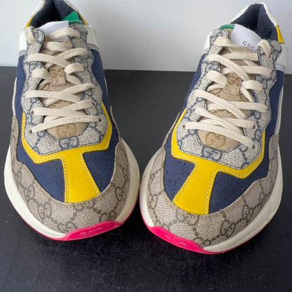 Gucci Rhyton Low-Top Printed Dad Sneakers 0079