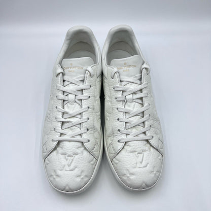 Louis Vuitton Luxurious White Monogram Sneakers 0079