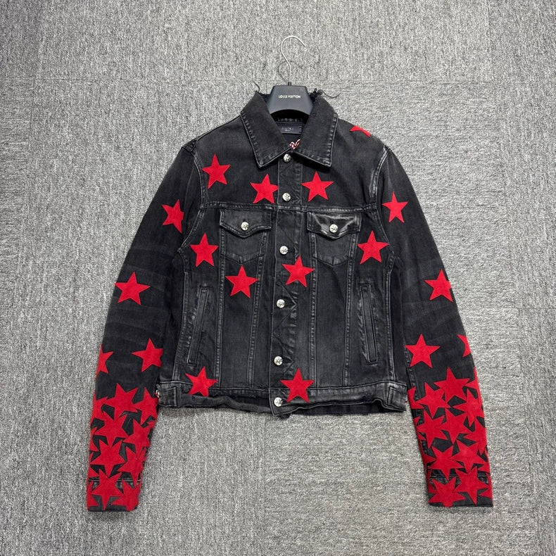 AMIRI X Chemist Denim Jacket with Stars