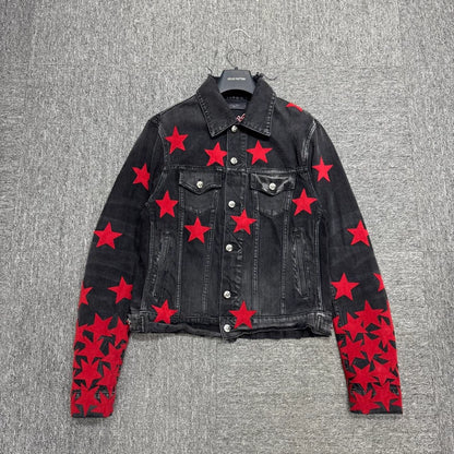 AMIRI X Chemist Denim Jacket with Stars