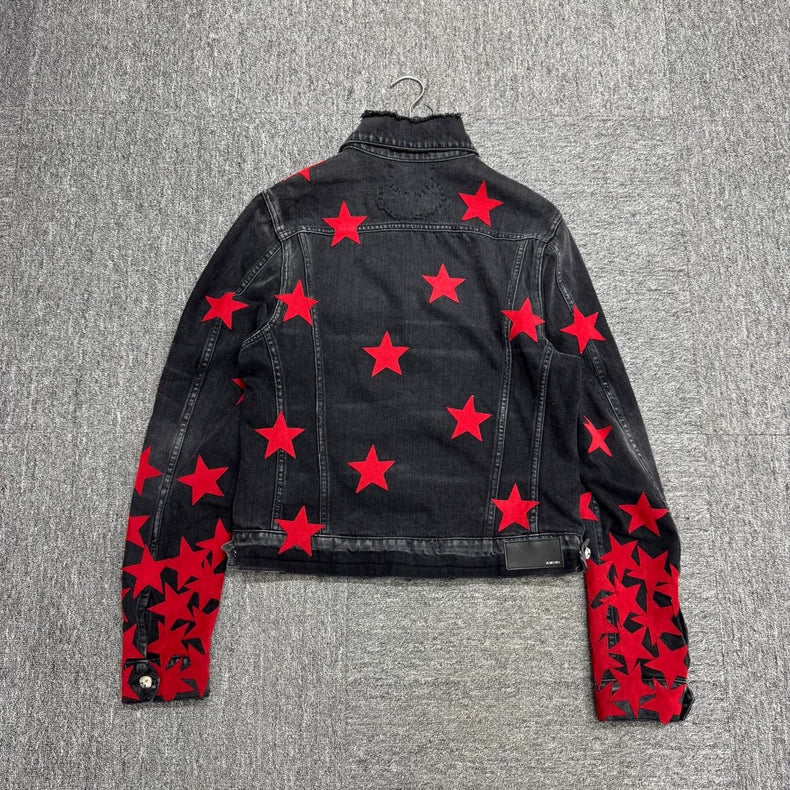 AMIRI X Chemist Denim Jacket with Stars
