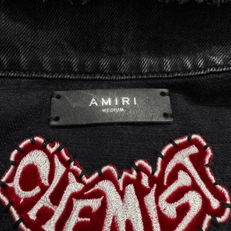 AMIRI X Chemist Denim Jacket with Stars