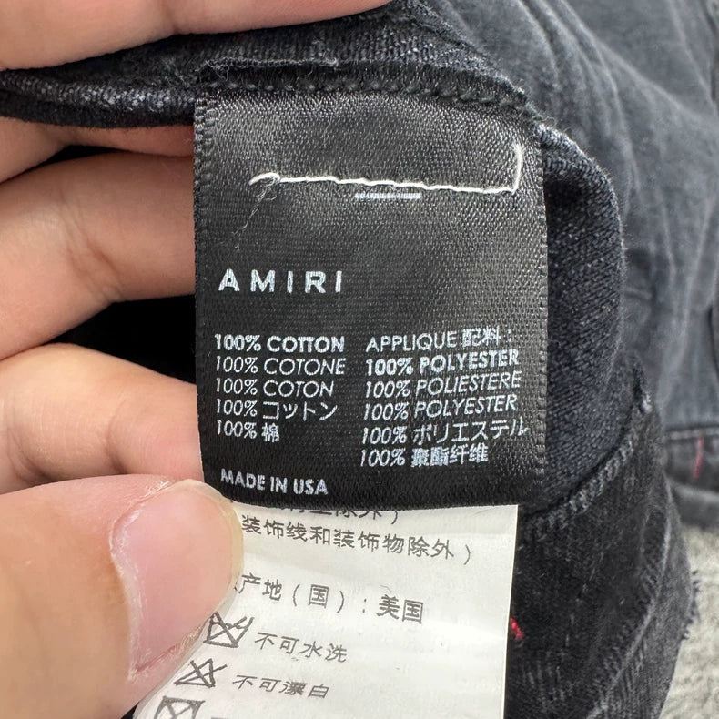 AMIRI X Chemist Denim Jacket with Stars