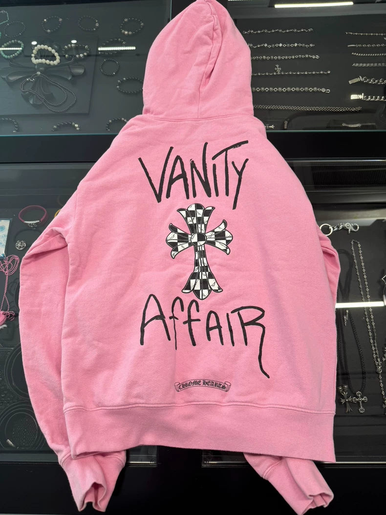 Chrome Hearts Pink Matty Hoodie S-yf