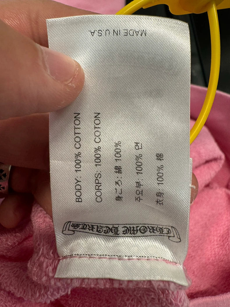 Chrome Hearts Pink Matty Hoodie S-yf