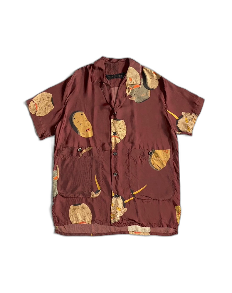 Uma Wang Silk Short Sleeve Shirt-zp