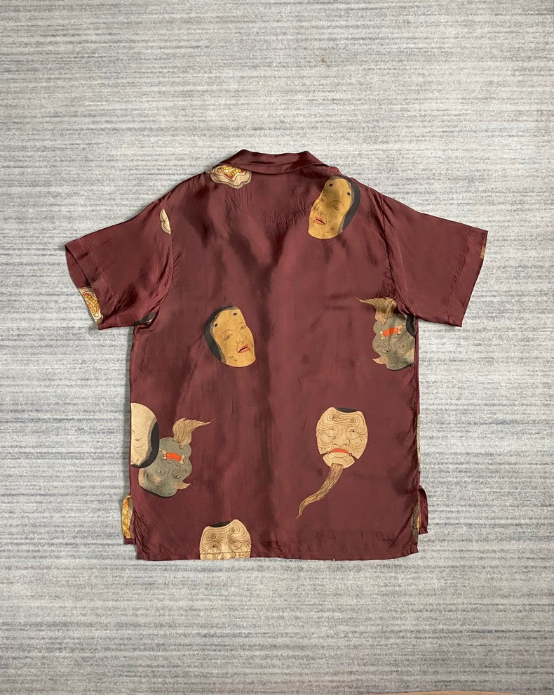 Uma Wang Silk Short Sleeve Shirt-zp